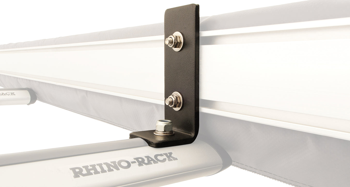 Kit support d'auvent universel RHINO-RACK avec deux supports pour accessoires de véhicule tout-terrain.