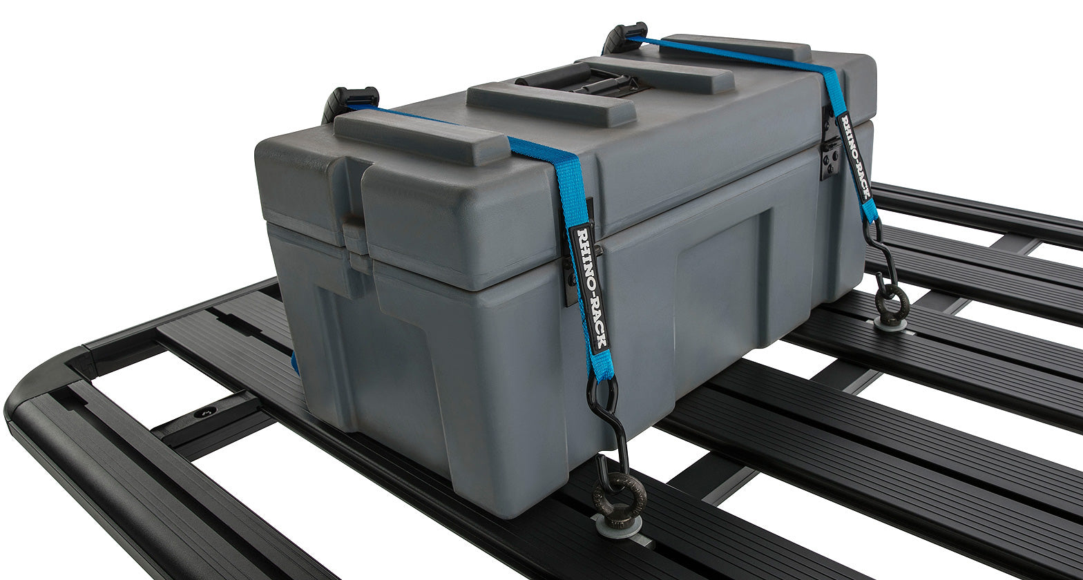 Paire sangles à came bleue 3m avec crochets - RHINO-RACK sur Xperts4x4 Accessoires 4x4 Off-Road