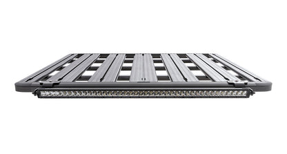 Support de lumière LED Pioneer pour accessoires Rhino-Rack, fixation robuste pour rack de toit tout-terrain.