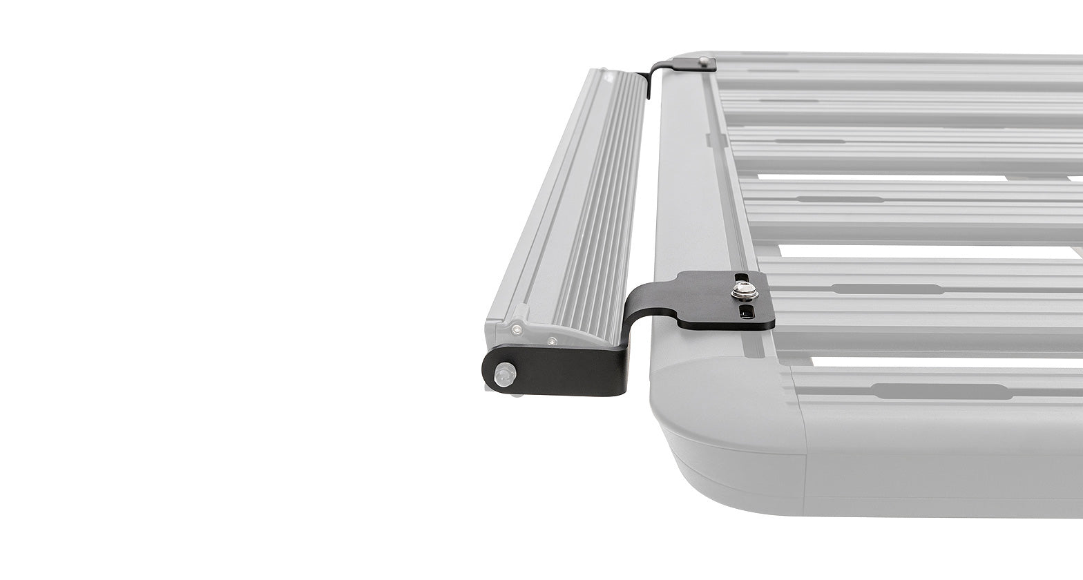 Support de lampe LED Pioneer pour accessoire Rhino-Rack, fixation robuste pour équipement d'éclairage tout-terrain.