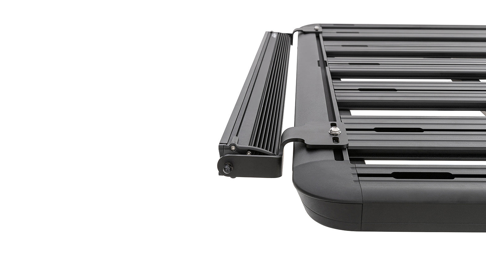 Support de lampe LED Pioneer pour accessoires Rhino-Rack, fixation robuste pour montage sur véhicule tout-terrain.
