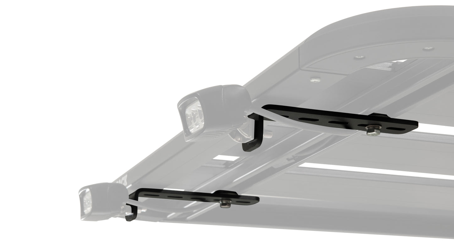Kit de fixation pour feux Pioneer SI de RHINO-RACK, accessoire robuste pour racks de toit RhinoRack, montage sécurisé pour éclairage.