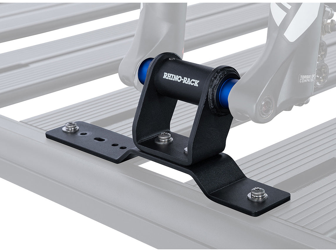 Support de vélo à axe traversant Pioneer de Rhino-Rack pour accessoires de montage de vélos.