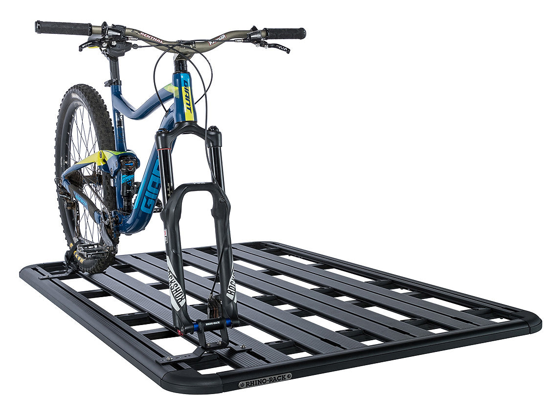 Support de montage pour vélo Pioneer via axe traversant, accessoire Rhino-Rack pour fixation de porte-vélos.
