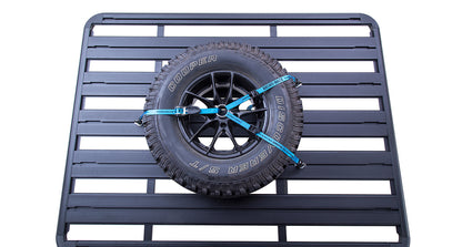 Porte roue pour galerie pioneer (par sangle) - RHINO-RACK sur Xperts4x4 Accessoires 4x4 Off-Road