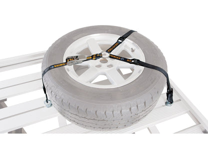 Porte roue pour galerie pioneer (par sangle) - RHINO-RACK sur Xperts4x4 Accessoires 4x4 Off-Road