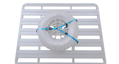 Porte roue pour galerie pioneer (par sangle) - RHINO-RACK sur Xperts4x4 Accessoires 4x4 Off-Road
