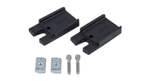Espaceur Pioneer Quick Mount RHINO-RACK de 10 mm, accessoire pour rack de toit, en plastique noir.