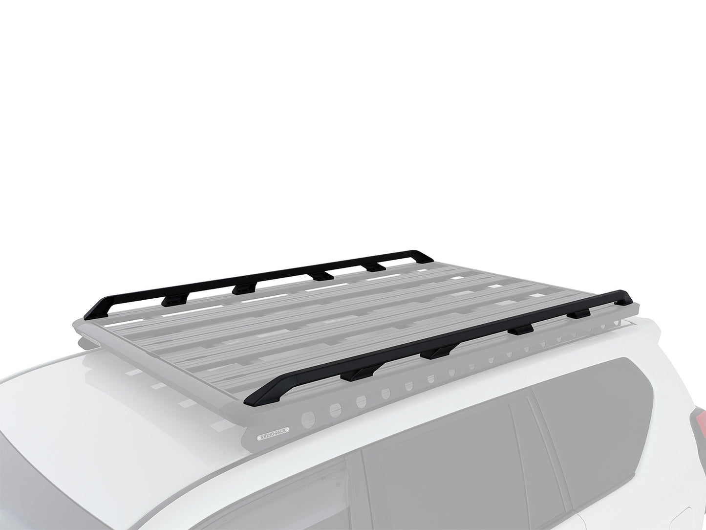 Rails latéraux de 2100mm pour galerie Pioneer 6, accessoires Rhino-Rack, fixation sur toit pour véhicule tout-terrain.