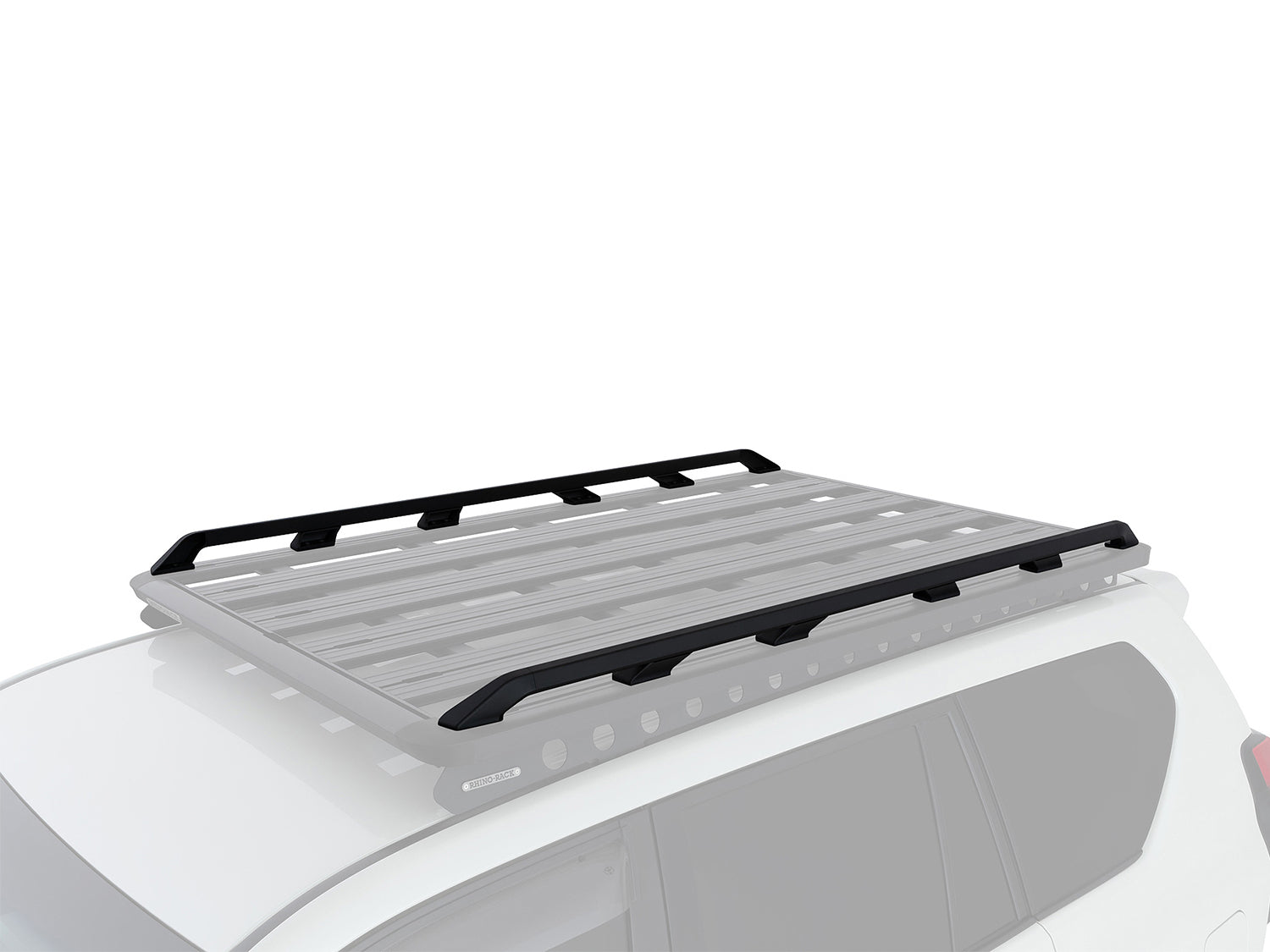 Rails latéraux de 2100mm pour galerie Pioneer 6, accessoires Rhino-Rack, fixation sur toit pour véhicule tout-terrain.