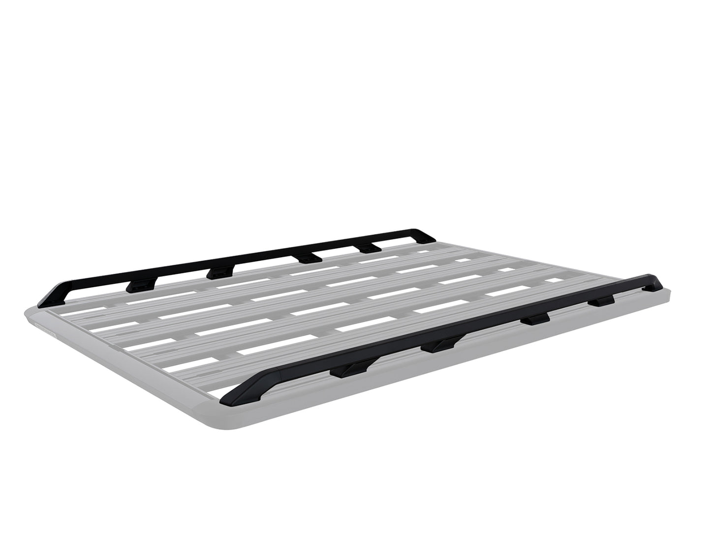 Rails latéraux de 2100mm pour galerie Pioneer 6 de Rhino-Rack, accessoires robustes pour fixation sur véhicule.