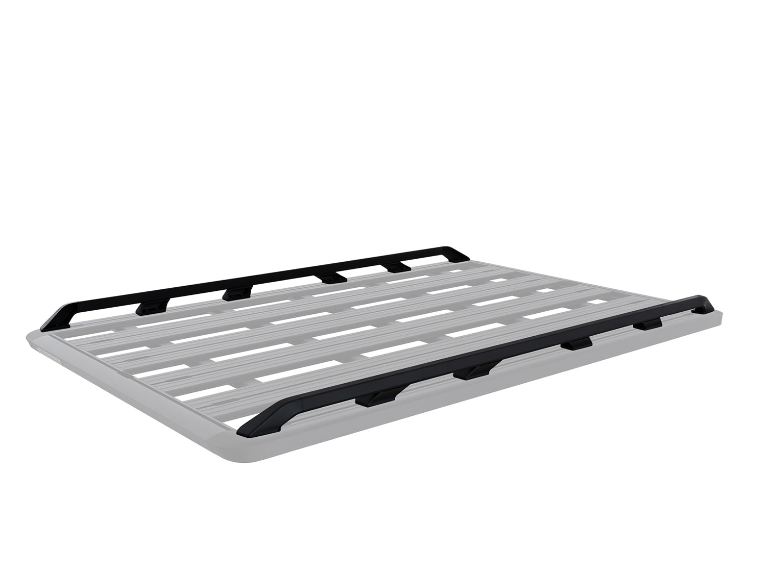 Rails latéraux de 2100mm pour galerie Pioneer 6 de Rhino-Rack, accessoires robustes pour fixation sur véhicule.