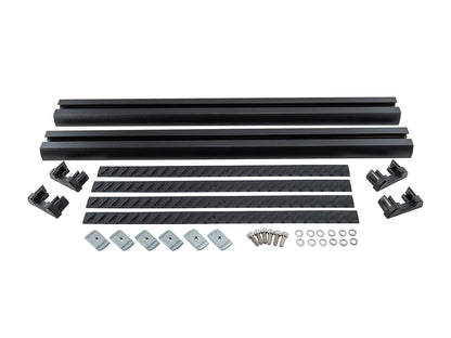 Rails transversaux de galerie Pioneer Rhino-Rack avec Zwifloc, longueur 2x 610mm, accessoires pour toit de véhicule.