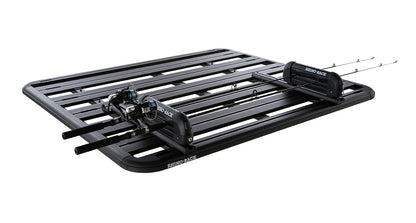 Rails transversaux de galerie Pioneer Rhino-Rack avec Zwifloc, longueur 2x 610mm, accessoires robustes pour porte-bagages.