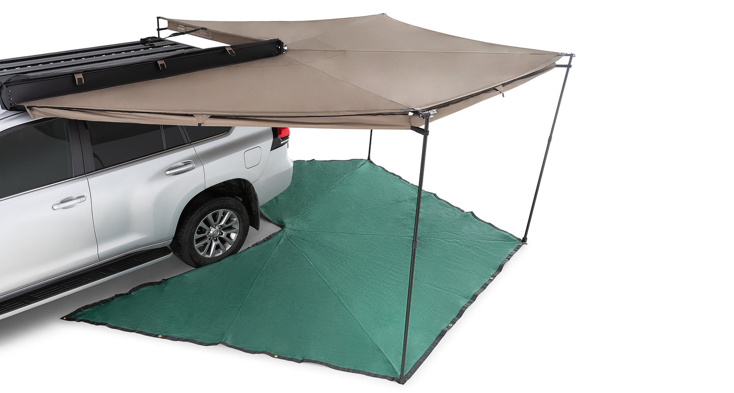 Revêtement de sol Batwing RHINO-RACK, accessoire pour véhicule tout-terrain, en matériau robuste, installation facile, design durable.
