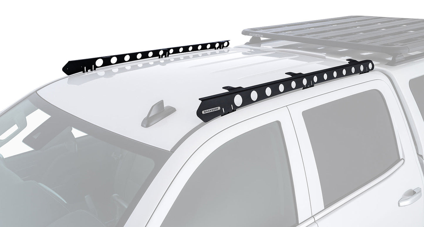 Système de fixation Backbone pour Chevrolet Silverado, accessoire Rhino-Rack, montage robuste pour rack de toit Rhino-Rack.