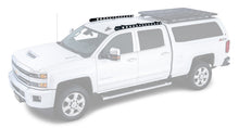 Système de montage Backbone pour Chevrolet Silverado, accessoires Rhino-Rack, fixation robuste en métal avec supports.