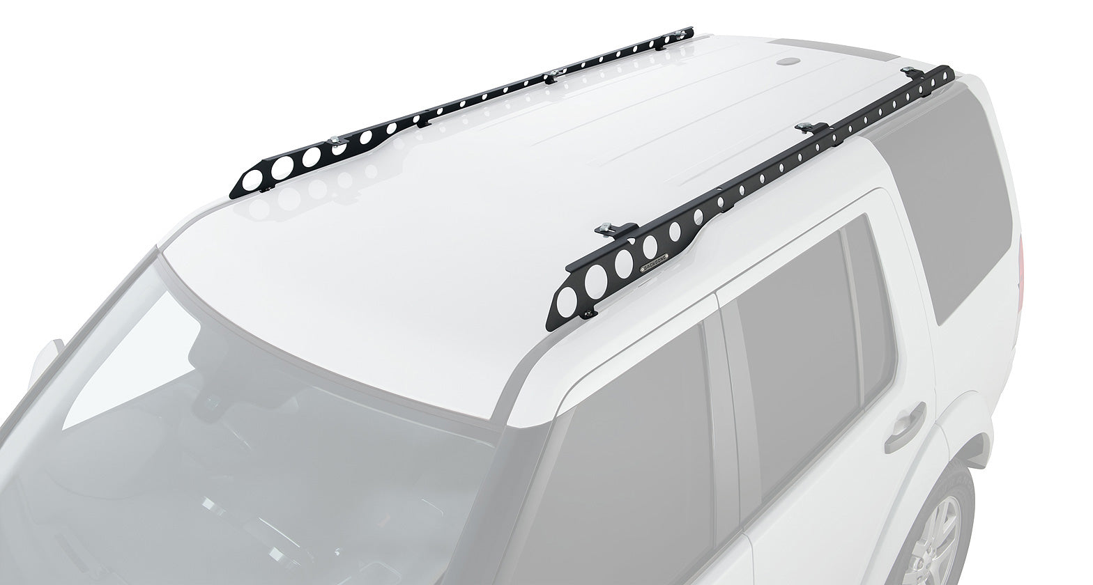 Système de montage Backbone pour Discovery 3 et 4, accessoire Rhino-Rack, fixation robuste pour rack de toit en métal noir