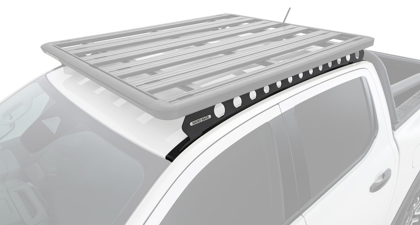 Système de fixation Backbone pour double cabine Ford Ranger P703 et VW Amarok Gen2, accessoires Rhino-Rack, monture robuste.