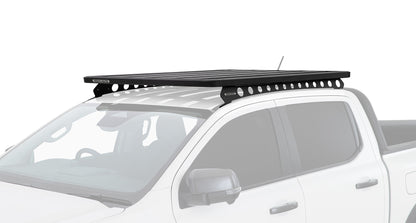 Système de montage Backbone pour double cabine Ford Ranger P703 et VW Amarok Gen2, accessoires Rhino-Rack, vue de face.
