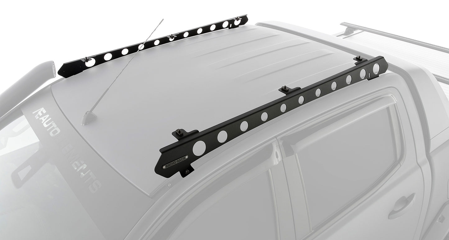 Système de montage Backbone pour Ford Ranger Wildtrak par RHINO-RACK, accessoires robustes pour fixation de rack sur véhicule.