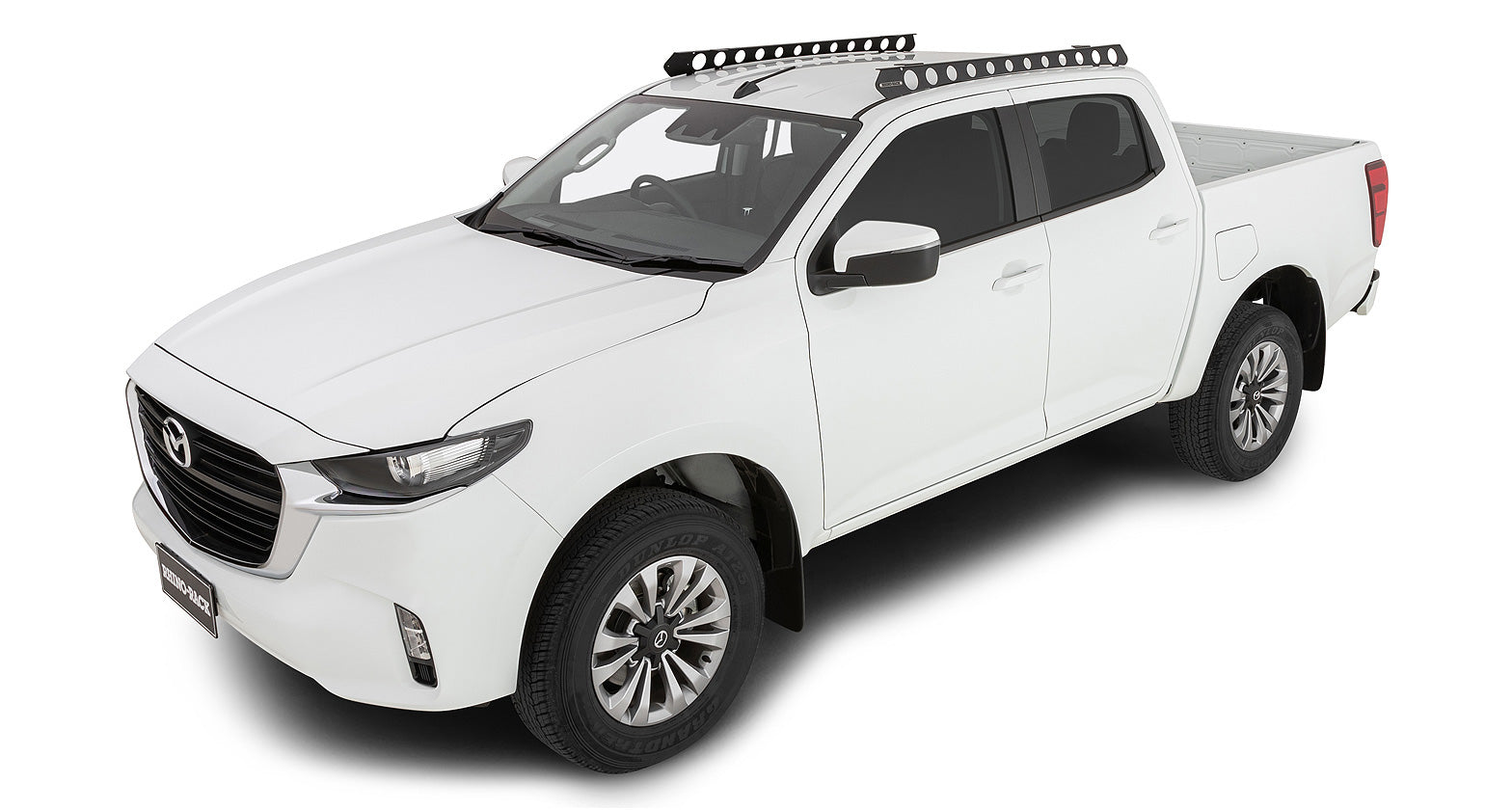 Système de montage Backbone pour Isuzu D-Max Gen3 et Mazda BT-50 Double Cab, accessoires Rhino-Rack, vue du côté droit