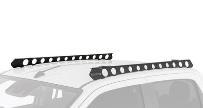 Système de montage Backbone pour Isuzu D-Max Gen3 et Mazda BT-50 Double Cab, accessoire Rhino-Rack, fixation robuste.