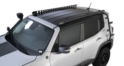 Système de montage Backbone pour Jeep Renegade par RHINO-RACK, accessoire robuste en métal pour fixation de racks.