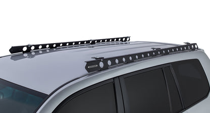 Système de montage Backbone RHINO-RACK pour Land Cruiser 200 Series, accessoire robuste pour support de toit.