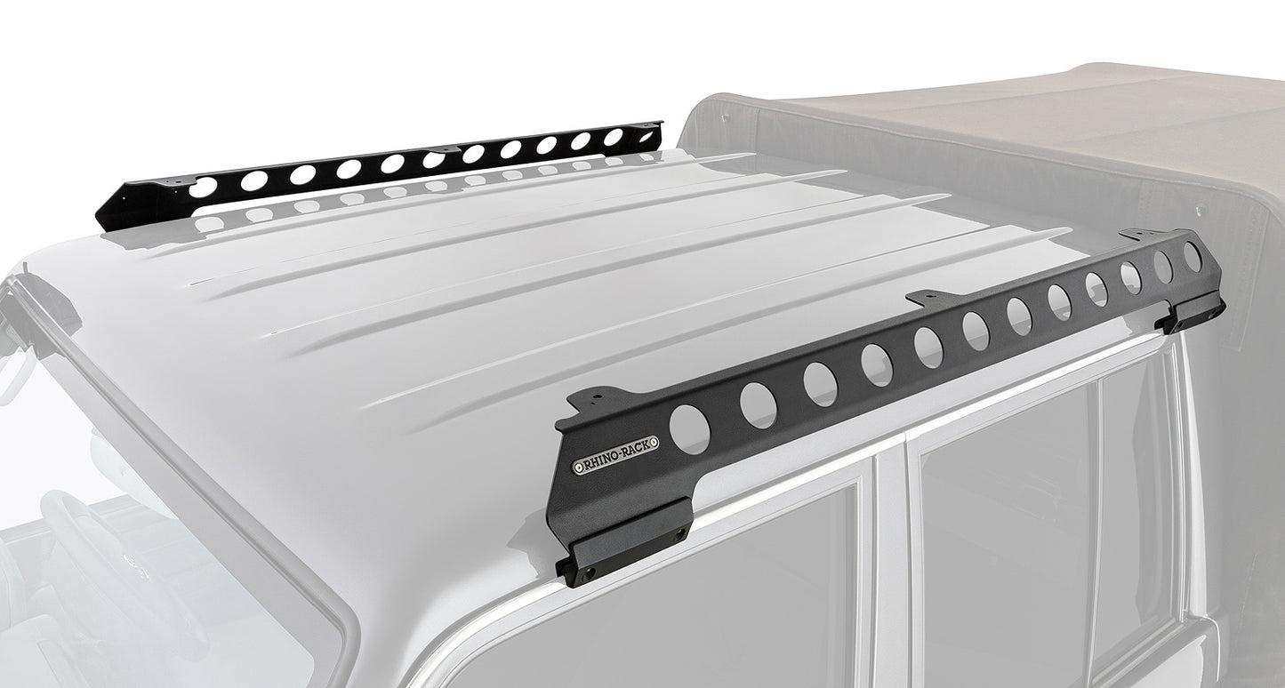 Système de montage Backbone pour Toyota 79 Series Landcruiser, accessoire Rhino-Rack, fixation robuste pour toit.
