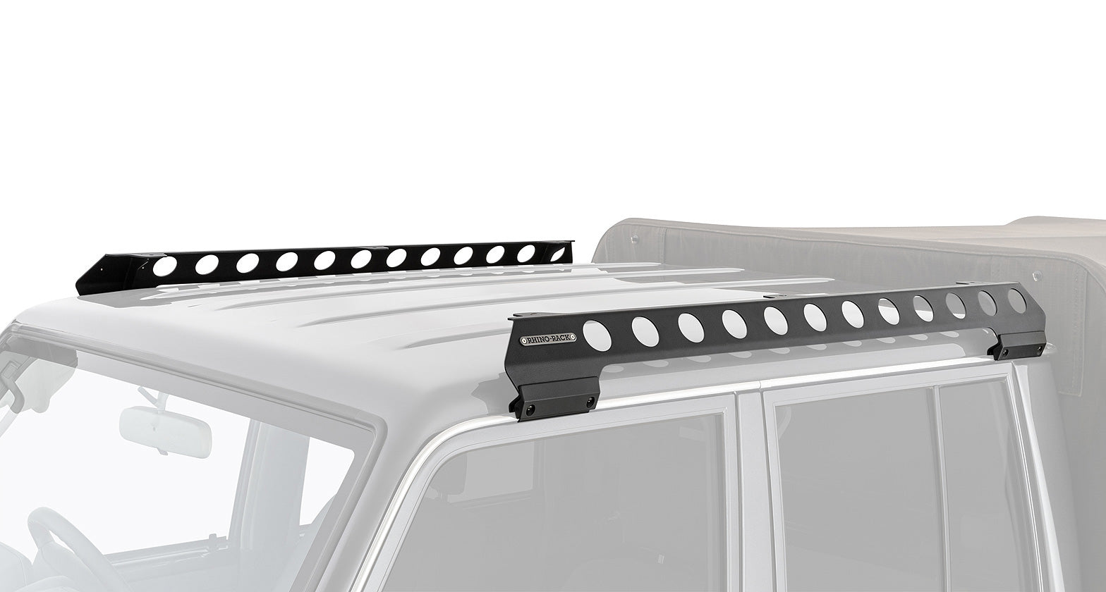 Système de montage Backbone pour Toyota 79 Series Landcruiser, accessoires Rhino-Rack, support robuste pour rack de toit.