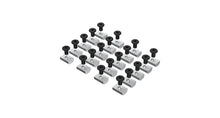 Set de 20 écrous et vis de montage Rhino-Rack pour galerie Pioneer 6, accessoires robustes pour fixation de toit.