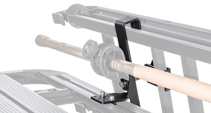 Support d'échelle pliante Rhino-Rack Pioneer, accessoire pour porte-échelle, fixation robuste pour équipement tout-terrain.