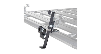 Support d’échelle pliante Rhino-Rack Pioneer, accessoire robuste pour échelle sur véhicule 4x4, conçu par Rhino-Rack.