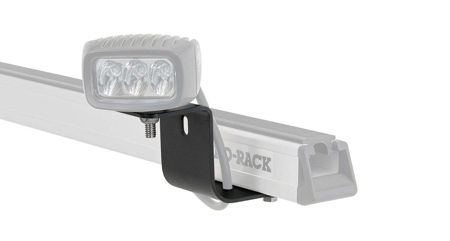 Support de phare Pioneer Rhino-Rack, accessoire robuste en métal pour montage de phares sur véhicule tout-terrain.