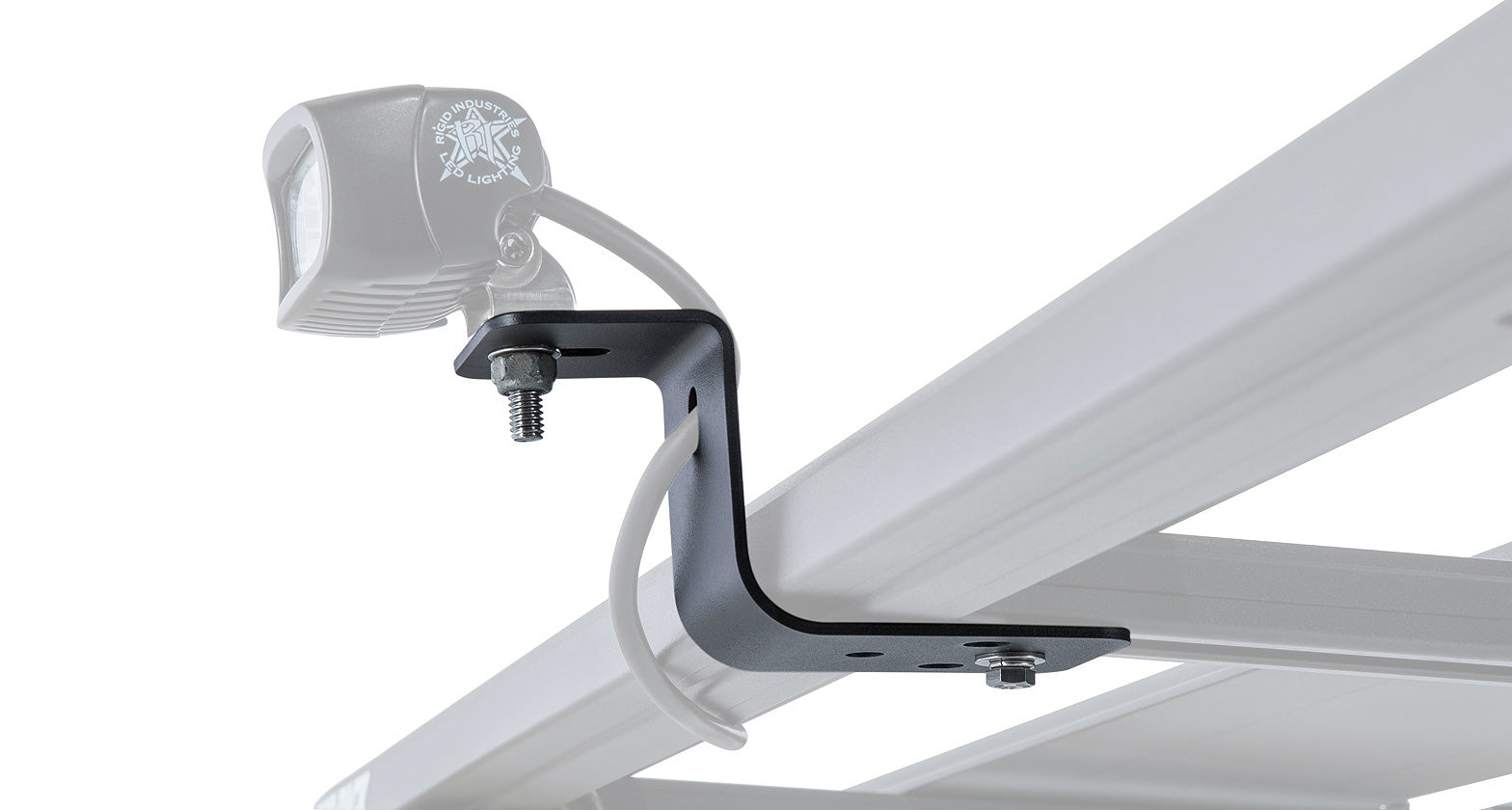 Support de phare Pioneer RHINO-RACK, accessoire robuste pour accessoires de rack sur véhicule tout-terrain.