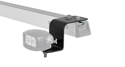 Support de phare Pioneer Rhino-Rack, accessoire robuste pour montage de phares sur véhicule tout-terrain.