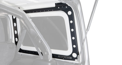 Système de montage Backbone Rhino-Rack pour Jeep Wrangler JLU 4 portes, accessoires de fixation pour barres de toit.