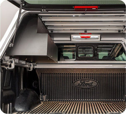 Tiroir latéral gauche RSI SmartCap Evo pour Jeep Gladiator 2020+, accessoire robuste en acier.