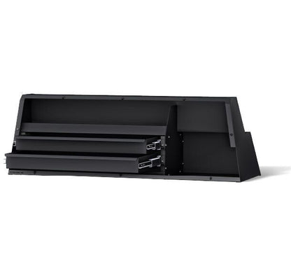 Tiroir latéral gauche RSI SmartCap Evo pour Jeep Gladiator 2020+, accessoire robuste en aluminium noir.