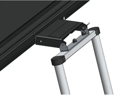 Support d'Extension pour Echelle de tente de toit LT-50 Alu-Cab sur Xperts4x4 Accessoires 4x4 Off-Road