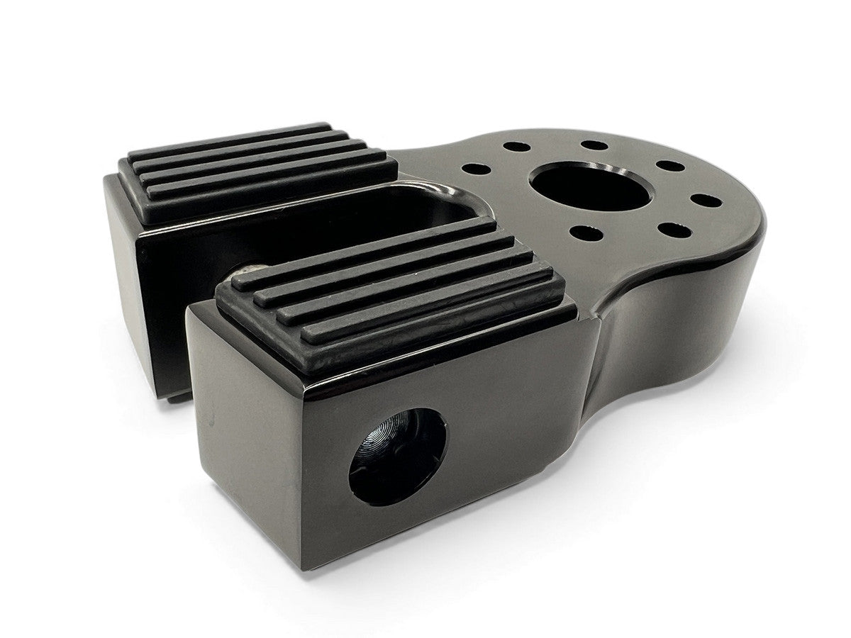 Arrêt de corde en alu noir 10T pour manille rigide, accessoire treuil N4 OFFROAD, robuste et durable pour véhicules tout-terrain