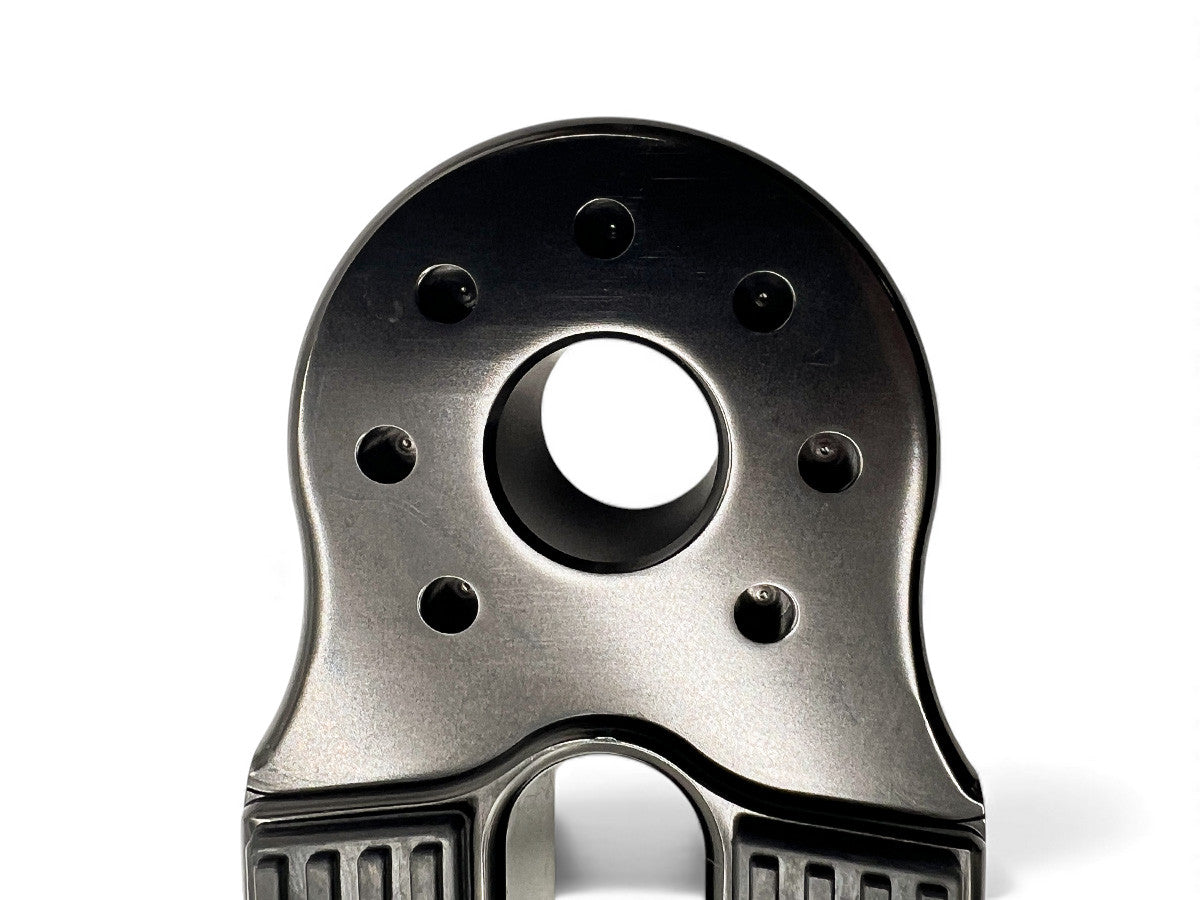 Arrêt de corde 10T en alu noir pour manille rigide, accessoire treuil N4 OFFROAD, robuste et léger pour équipement tout-terrain