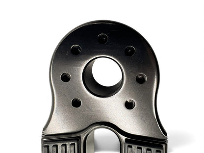 Arrêt de corde 10T en alu noir pour manille rigide, accessoire treuil N4 OFFROAD, robuste et léger pour équipement tout-terrain