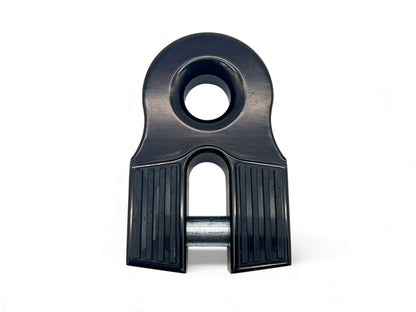 Arrêt de corde en aluminium noir 10T pour manille souple, accessoire pour treuils N4 OFFROAD, robuste et résistant.