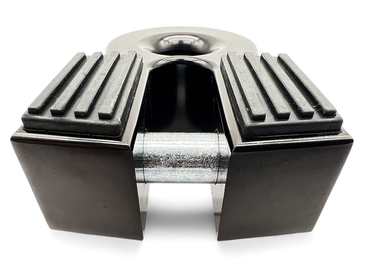 Arrêt de corde 10T en aluminium noir pour manille souple, accessoire treuil N4 OFFROAD, robuste et léger pour l off-road.