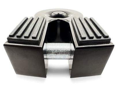 Arrêt de corde 10T en aluminium noir pour manille souple, accessoire treuil N4 OFFROAD, robuste et léger pour l off-road.