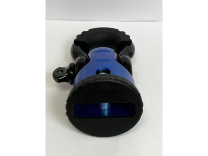 Arrêt de corde 8T en aluminium anodisé bleu pour fixation manille, accessoire treuils N4 OFFROAD, robuste et léger.