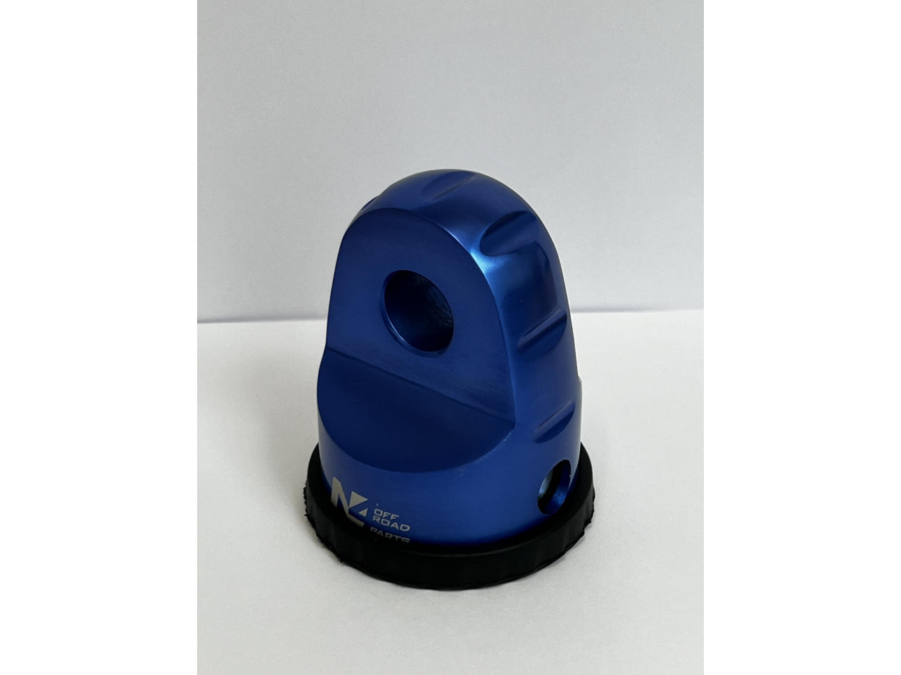 Arrêt de corde 8T en aluminium anodisé bleu pour fixation manille N4 Offroad, accessoire pour treuils tout-terrain.