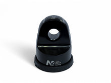 Arrêt de corde 8T en aluminium anodisé noir pour fixation manille, accessoire treuils N4 OFFROAD, robuste et léger.